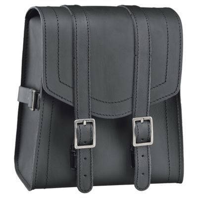 Taška na opěrku motocyklu: Held CRUISER SISSY-BAR vel. M (6L) kůže, černá